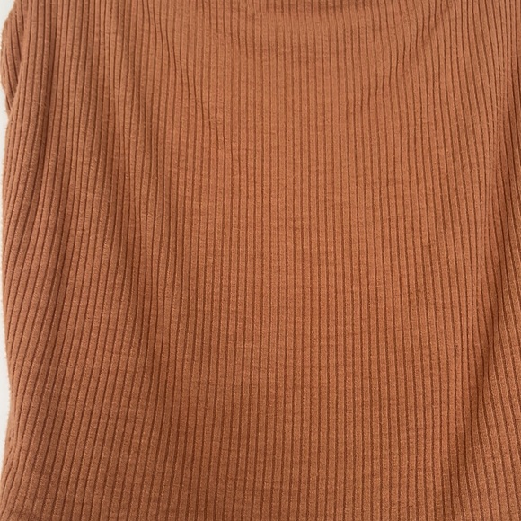 Going With You Light Brown Ribbed Square Neck Tank Top - Picture 6 of 7